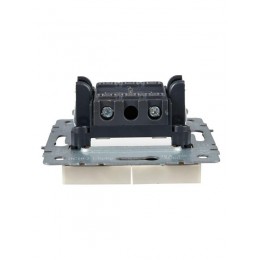 Выключатель 2-кл. СП BRITE ВС10-2-1-БрКр 10А с индик. механизм беж. IEK BR-V20-1-10-K10