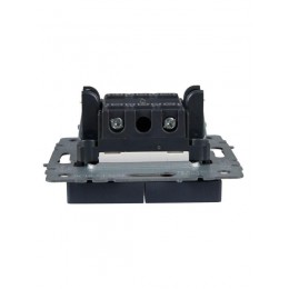 Выключатель 2-кл. СП BRITE ВС10-2-1-БрМ 10А с индик. механизм маренго IEK BR-V20-1-10-K35