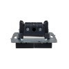 Выключатель 2-кл. СП BRITE ВС10-2-1-БрГ 10А с индик. механизм графит IEK BR-V20-1-10-K53