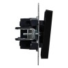 Выключатель проходной 2-кл. СП BRITE ВС10-2-6-БрЧ 10А механизм черн. IEK BR-V22-0-10-K02