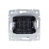 Выключатель проходной 2-кл. СП BRITE ВС10-2-6-БрЧ 10А механизм черн. IEK BR-V22-0-10-K02