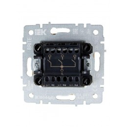 Выключатель 3-кл. СП BRITE ВС10-3-0-БрКр 10А механизм беж. IEK BR-V30-0-10-K10