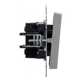 Выключатель 3-кл. СП BRITE ВС10-3-0-БрА 10А механизм алюм. IEK BR-V30-0-10-K47