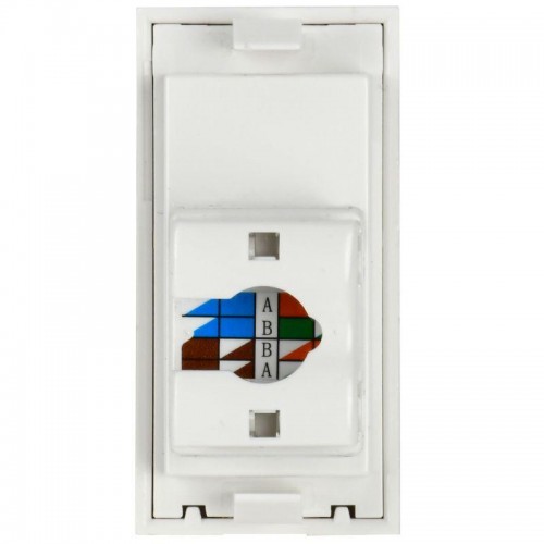 Розетка компьютерная 1-м 1мод. RJ45 кат.5E UTP механизм PRIMER IEK CKK-40D-RI1-K01
