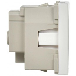 Розетка 1-м 2мод. РКС-20-30-П-К 45х45 с заземл. бел. PRIMER IEK CKK-40D-RSZB2-K01-K