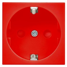 Розетка 1-м 2мод. РКС-20-32-П-К 45х45 с заземл. красн. PRIMER IEK CKK-40D-RSZK2-K04-K