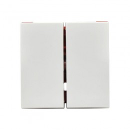 Выключатель 2-кл. 2мод. СП 10А IP20 ВК1-22-00-П бел. PRIMER IEK CKK-40D-VD2-K01