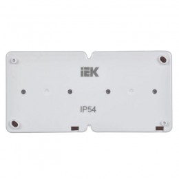 Блок ОП выключатель 1-кл. и розетка с заземл. контактом и крышкой для открытой установки бел. клавиша/дымчатая крышка БГб-22-31-ГПБд IP54 ГЕРМЕС PLUS IEK EBGMP20-K03-31-54-EC