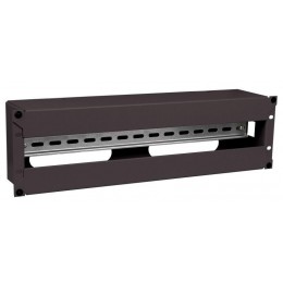 Панель электрораспределительная 3U с DIN-рейкой черн. ITK EDP05-3U22M