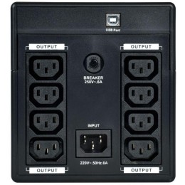 Источник бесперебойного питания ELECTRA ET 1.5кВ.А/900Вт с АКБ 2х9А.ч USB ITK EET-1500VA-1-002