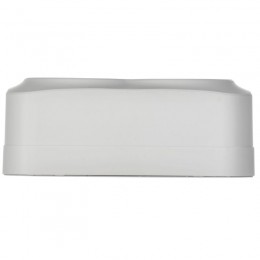 Розетка 2-м ОП GLORY РС22-3-ХБм 16А с заземл. без защ. шторок бел. матов. IEK ERH21-K01M-16