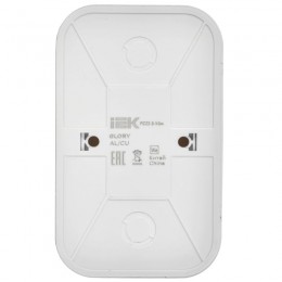 Розетка 2-м ОП GLORY РС22-3-ХБм 16А с заземл. без защ. шторок бел. матов. IEK ERH21-K01M-16