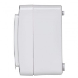 Розетка 1-м ОП Гермес Plus РСб20-3-ГПБб 16А IP54 с заземл. с крышкой бел. IEK ERMP12-K01-16-54-EC