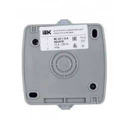 Выключатель 1-кл. 1п ОП Aquatic 10А IP54 ВС-20-1-0-А сер. IEK EVA10-K03-10-54