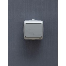 Переключатель проходной 1-кл. 1п ОП Aquatic 10А IP54 ВС-20-1-2-А сер. IEK EVA12-K03-10-54