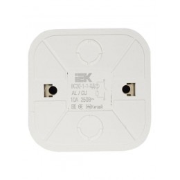 Выключатель 1-кл. ОП GLORY 10А ВС20-1-1-ХД с индикацией дуб IEK EVH11-K24-10