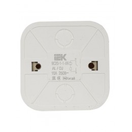 Выключатель 1-кл. ОП GLORY 10А ВС20-1-1-ХК с индикацией крем. IEK EVH11-K33-10