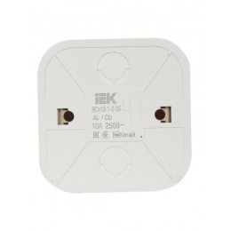 Переключатель проходной 1-кл. ОП GLORY 10А ВСп10-1-0-ХБ бел. IEK EVH12-K01-10