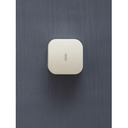 Переключатель проходной 1-кл. ОП GLORY 10А ВСп10-1-0-ХК крем. IEK EVH12-K33-10