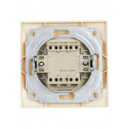 Выключатель 1-кл. СП Кварта 10А IP20 ВС10-1-0-ККм крем. IEK EVK10-K33-10-DM