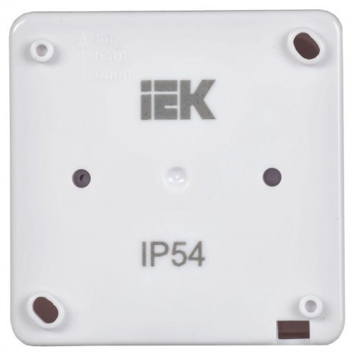 Выключатель 1-кл. ОП Гермес Plus 10А IP54 ВС20-1-0-ГПБ бел. IEK EVMP10-K01-10-54-EC