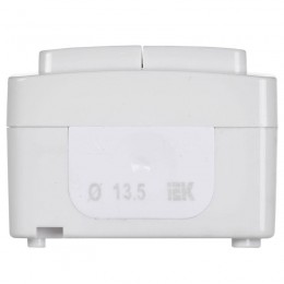 Выключатель 2-кл. ОП Гермес Plus 10А IP54 ВС20-2-0-ГПБ бел. IEK EVMP20-K01-10-54-EC