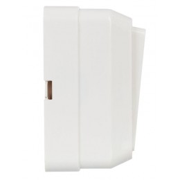 Выключатель 1-кл. ОП Октава 10А IP20 ВС20-1-0-ОБ 250В бел. IEK EVO10-K01-10-DC