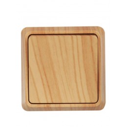 Выключатель 1-кл. ОП Октава 10А IP20 ВС20-1-0-ОС сосна IEK EVO10-K03-10-DC