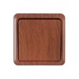 Выключатель 1-кл. ОП Октава 10А IP20 ВС20-1-0-ОД дуб IEK EVO10-K04-10-DC