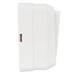 Выключатель 1-кл. ОП Октава 10А IP20 ВС20-1-1-ОБ с индикацией бел. IEK EVO11-K01-10-DC