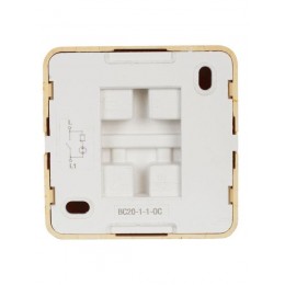 Выключатель 1-кл. ОП Октава 10А IP20 ВС20-1-1-ОС с индикацией сосна IEK EVO11-K03-10-DC