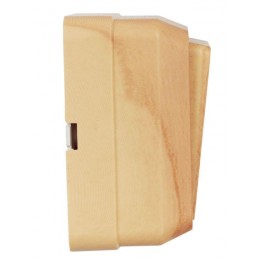 Выключатель 1-кл. ОП Октава 10А IP20 ВС20-1-1-ОС с индикацией сосна IEK EVO11-K03-10-DC