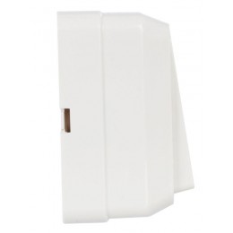 Выключатель кнопочный 1-кл. ОП Октава 10А IP20 ВСк20-1-0-ОБ бел. IEK EVO13-K01-10-DC