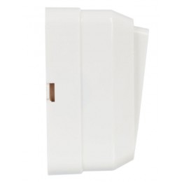 Выключатель 2-кл. ОП Октава 10А IP20 ВС20-2-0-ОБ 250В бел. IEK EVO20-K01-10-DC