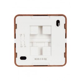 Выключатель 2-кл. ОП Октава 10А IP20 ВС20-2-0-ОД дуб IEK EVO20-K04-10-DC