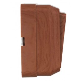 Выключатель 2-кл. ОП Октава 10А IP20 ВС20-2-1-ОД с индикацией дуб IEK EVO21-K04-10-DC