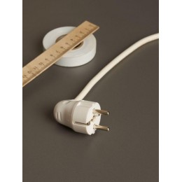 Вилка угловая ВПу11-01-Ст разборная с заземл. 16А бел. IEK EVP11-16-01-K01