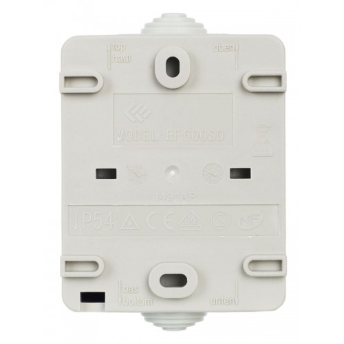 Выключатель кнопочный 1-кл. ОП Форс 10А IP54 ВСк20-1-0-ФСр сер. IEK EVS13-K03-10-54-DC