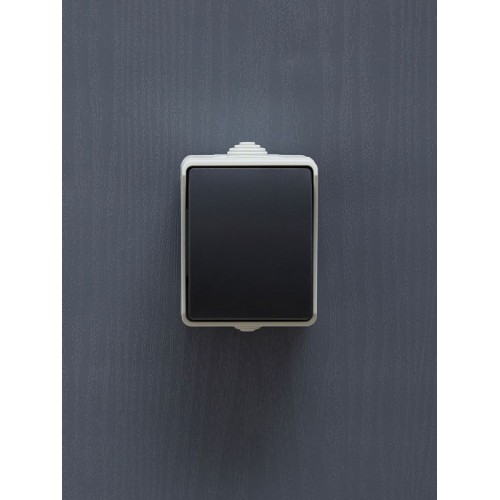 Выключатель кнопочный 1-кл. ОП Форс 10А IP54 ВСк20-1-0-ФСр сер. IEK EVS13-K03-10-54-DC