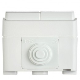 Выключатель 2-кл. ОП Форс IP54 ВС20-2-0-ФБ бел. IEK EVS20-K01-10-54-DC