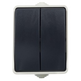 Выключатель 2-кл. ОП Форс 10А IP54 ВС20-2-0-ФСр сер. IEK EVS20-K03-10-54-DC