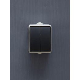 Выключатель 2-кл. ОП Форс 10А IP54 ВС20-2-0-ФСр сер. IEK EVS20-K03-10-54-DC