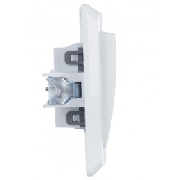 Выключатель 1-кл. СП Вега 10А IP20 ВС10-1-1-ВБ с индикацией бел. IEK EVV11-K01-10-DM