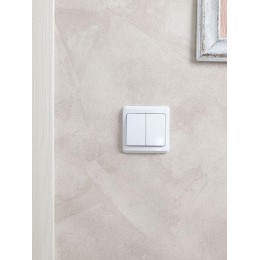 Выключатель 2-кл. СП Вега 10А IP20 ВС10-2-0-ВБ бел. IEK EVV20-K01-10-DM