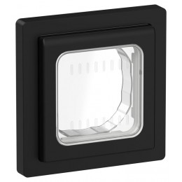 Рамка 1-м СП FLITE Рпро-1-55-ФлЧ IP55 черн. IEK FI-M10-32-55-K02
