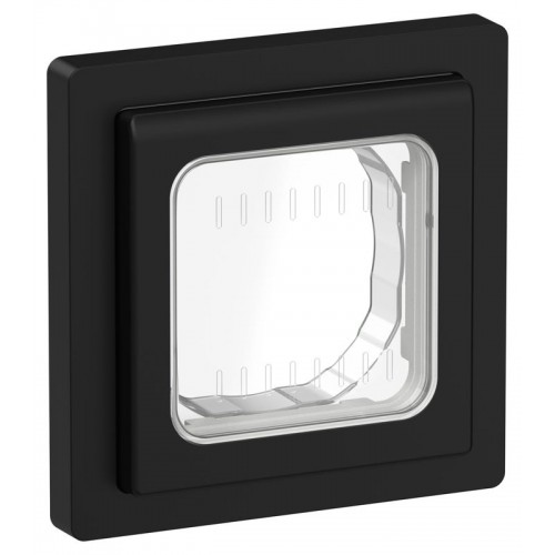 Рамка 1-м СП FLITE Рпро-1-55-ФлЧ IP55 черн. IEK FI-M10-32-55-K02