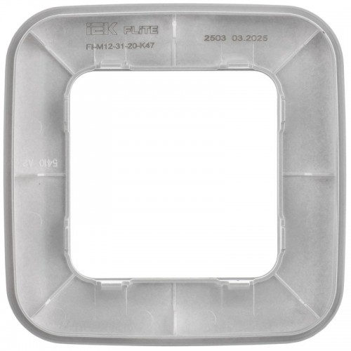 Рамка 1-м СП FLITE РУ-1-А-ФлА алюм. IEK FI-M12-31-20-K47