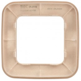 Рамка 1-м СП FLITE РУ-1-А-ФлЛ льняной IEK FI-M12-31-20-K88