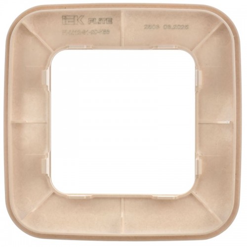 Рамка 1-м СП FLITE РУ-1-А-ФлЛ льняной IEK FI-M12-31-20-K88