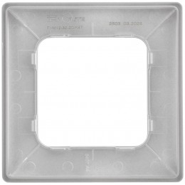 Рамка 1-м СП FLITE РУ-1-К-ФлА алюм. IEK FI-M12-32-20-K47